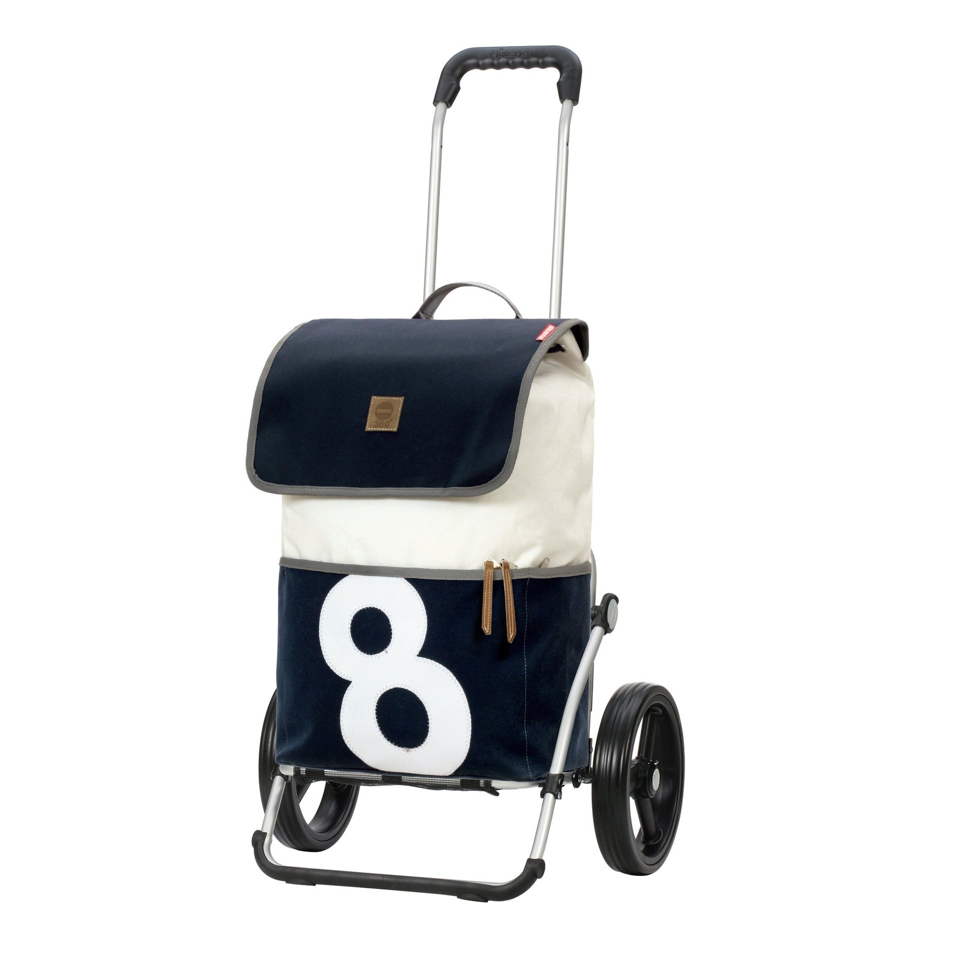 Andersen Shopper Manufaktur-Royal Shopper (Dreispeichenrad 25 cm) 360° Mole 8-www.shopping-trolley.ch-bild1