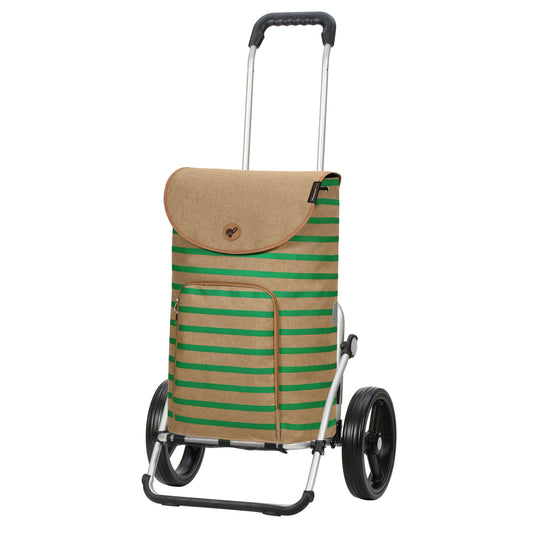 Andersen Shopper Manufaktur-Royal Shopper (Dreispeichenrad 25 cm) Eske grün-www.shopping-trolley.ch-bild1