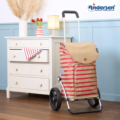 Andersen Shopper Manufaktur-Royal Shopper (Dreispeichenrad 25 cm) Eske rot-www.shopping-trolley.ch-bild6