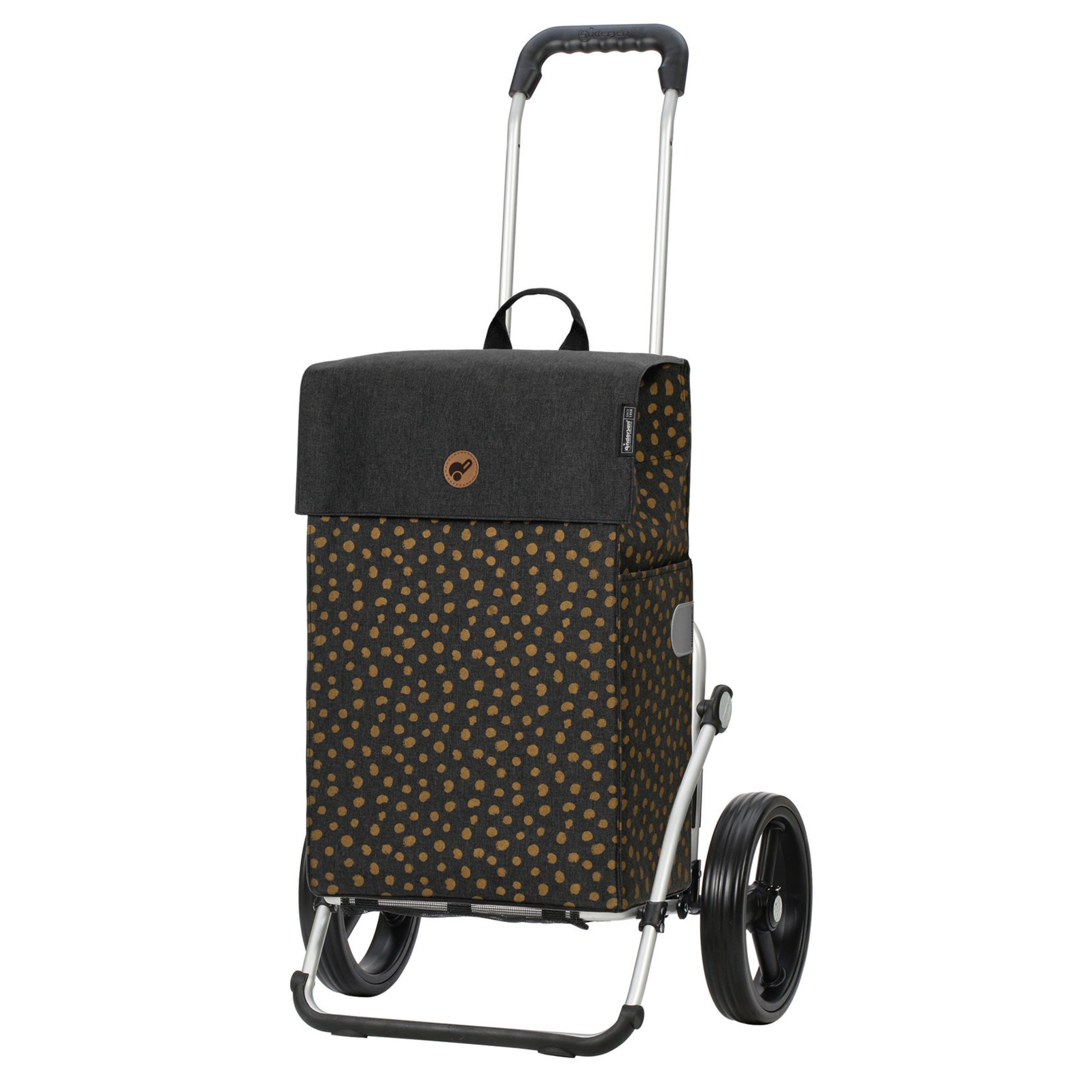 Andersen Shopper Manufaktur-Royal Shopper (Dreispeichenrad 25 cm) Fita schwarz-www.shopping-trolley.ch-bild1