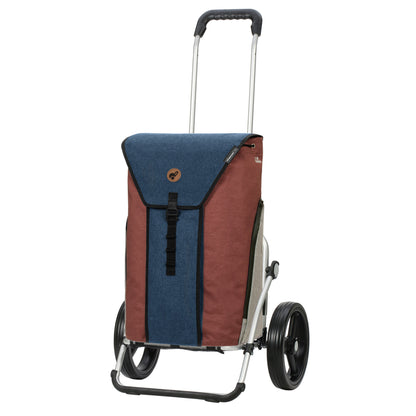 Andersen Shopper Manufaktur-Royal Shopper (Dreispeichenrad 25 cm) Oli.P 2.0 blau-www.shopping-trolley.ch-bild1