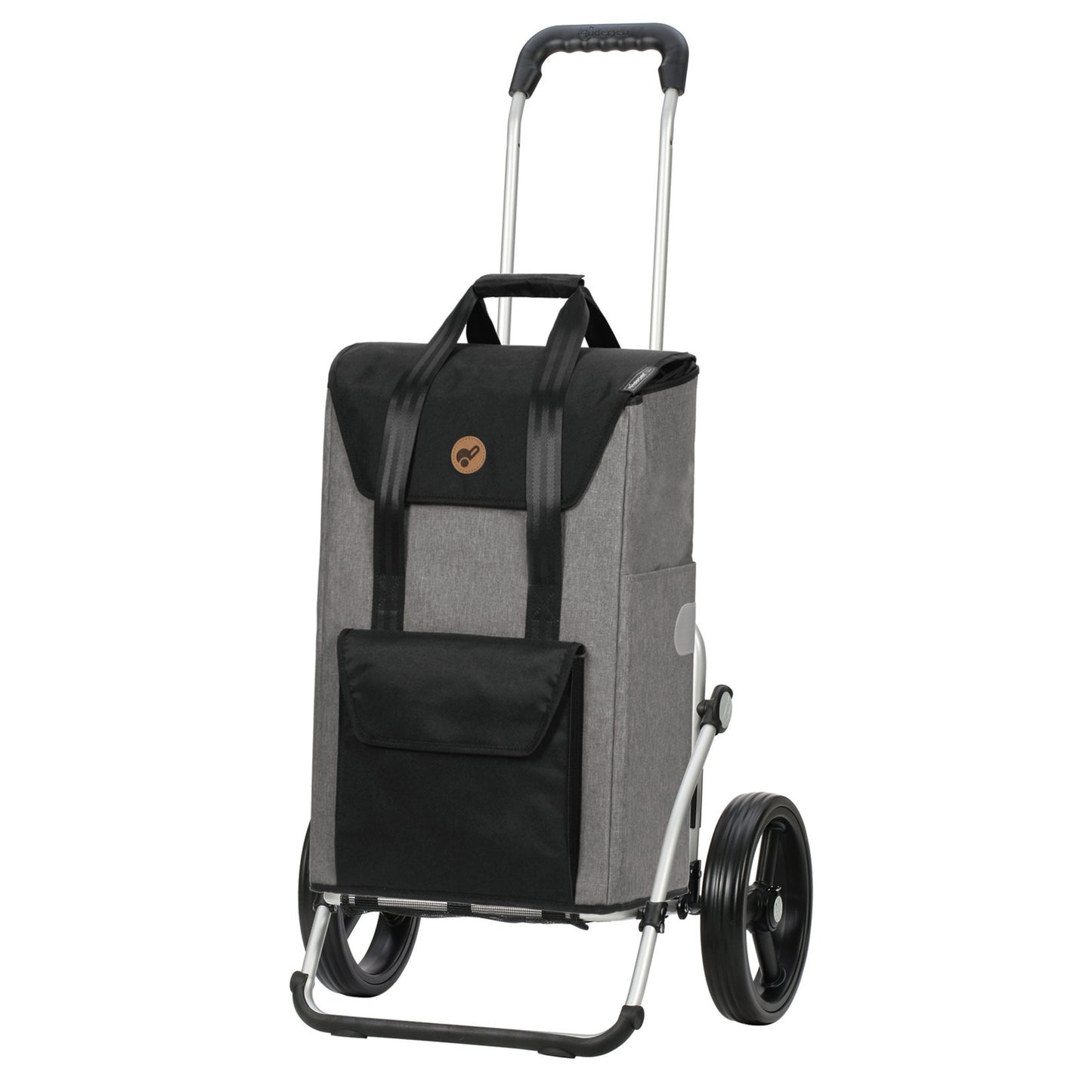 Andersen Shopper Manufaktur-Royal Shopper (Dreispeichenrad 25 cm) Senta 2.0 grau-www.shopping-trolley.ch-bild1