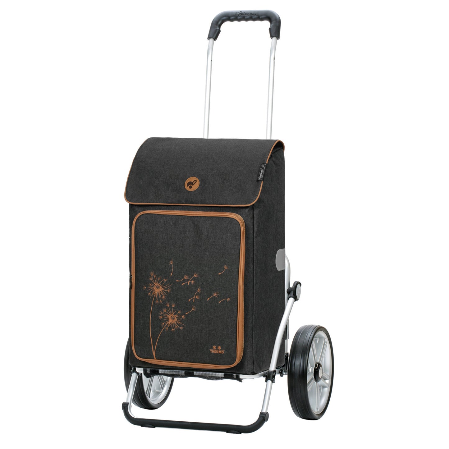 Andersen Shopper Manufaktur-Royal Shopper (Kugellagerrad 25 cm) Erbo schwarz-www.shopping-trolley.ch-bild1