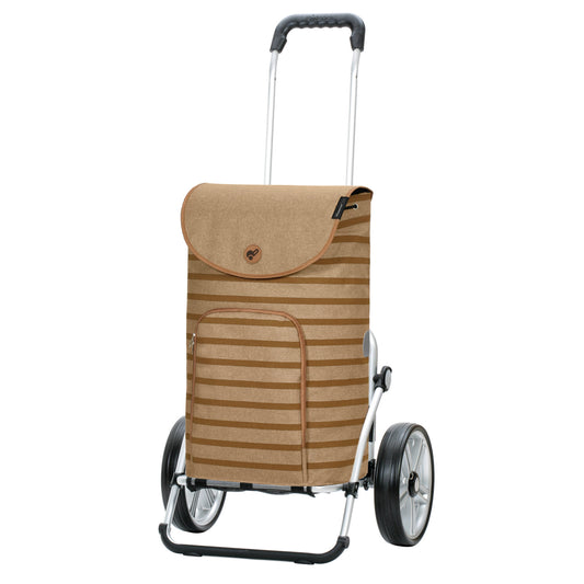 Andersen Shopper Manufaktur-Royal Shopper (Kugellagerrad 25 cm) Eske braun-www.shopping-trolley.ch-bild1