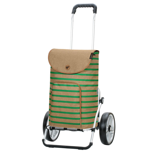 Andersen Shopper Manufaktur-Royal Shopper (Kugellagerrad 25 cm) Eske grün-www.shopping-trolley.ch-bild1