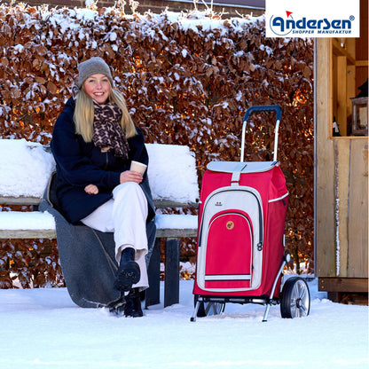 Andersen Shopper Manufaktur-Royal Shopper (Kugellagerrad 25 cm) Hydro 2.1 rot-www.shopping-trolley.ch-bild6