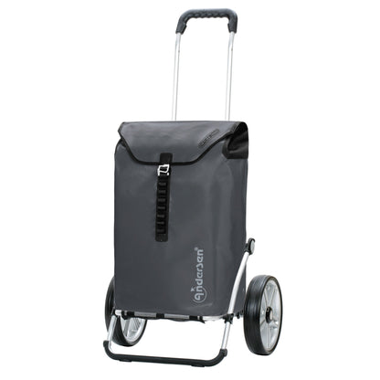 Andersen Shopper Manufaktur-Royal Shopper (Kugellagerrad 25 cm) Ortlieb anthrazit-www.shopping-trolley.ch-bild1