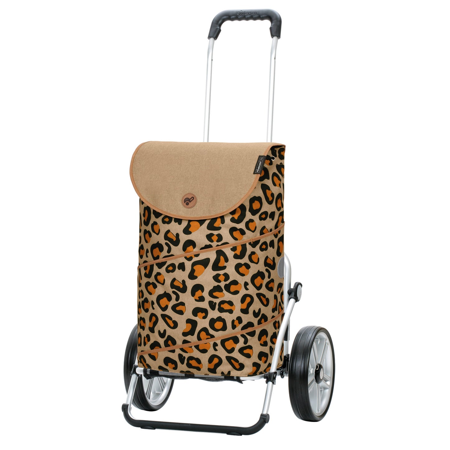 Andersen Shopper Manufaktur-Royal Shopper (Kugellagerrad 25 cm) Tyra leo-www.shopping-trolley.ch-bild1