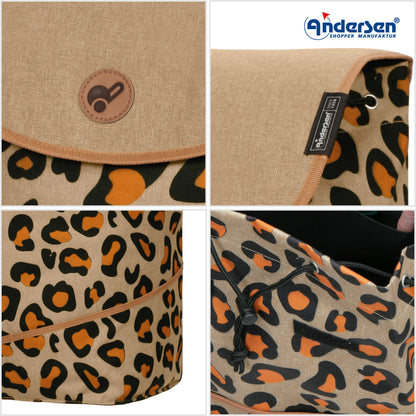 Andersen Shopper Manufaktur-Royal Shopper (Kugellagerrad 25 cm) Tyra leo-www.shopping-trolley.ch-bild5