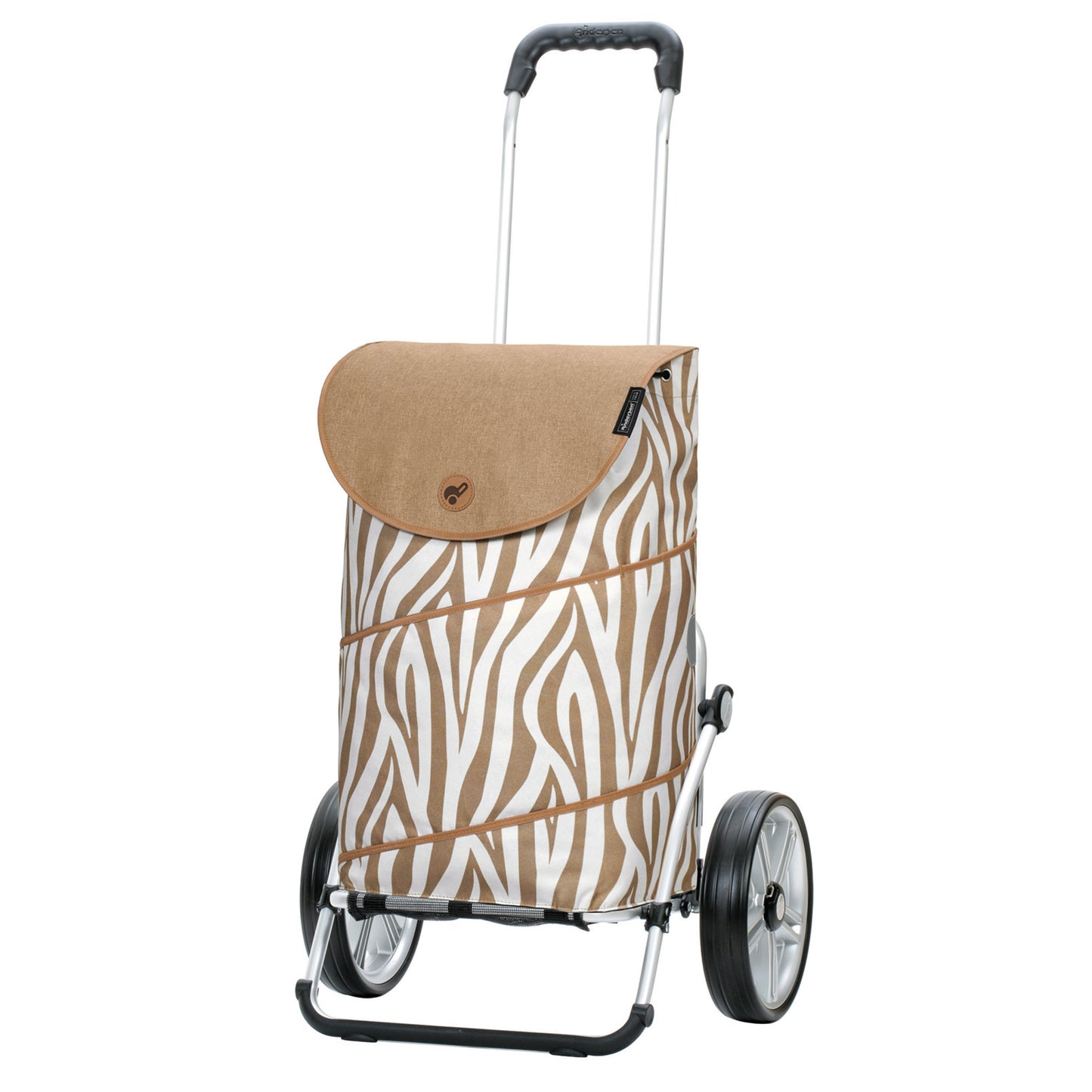 Andersen Shopper Manufaktur-Royal Shopper (Kugellagerrad 25 cm) Tyra zebra-www.shopping-trolley.ch-bild1