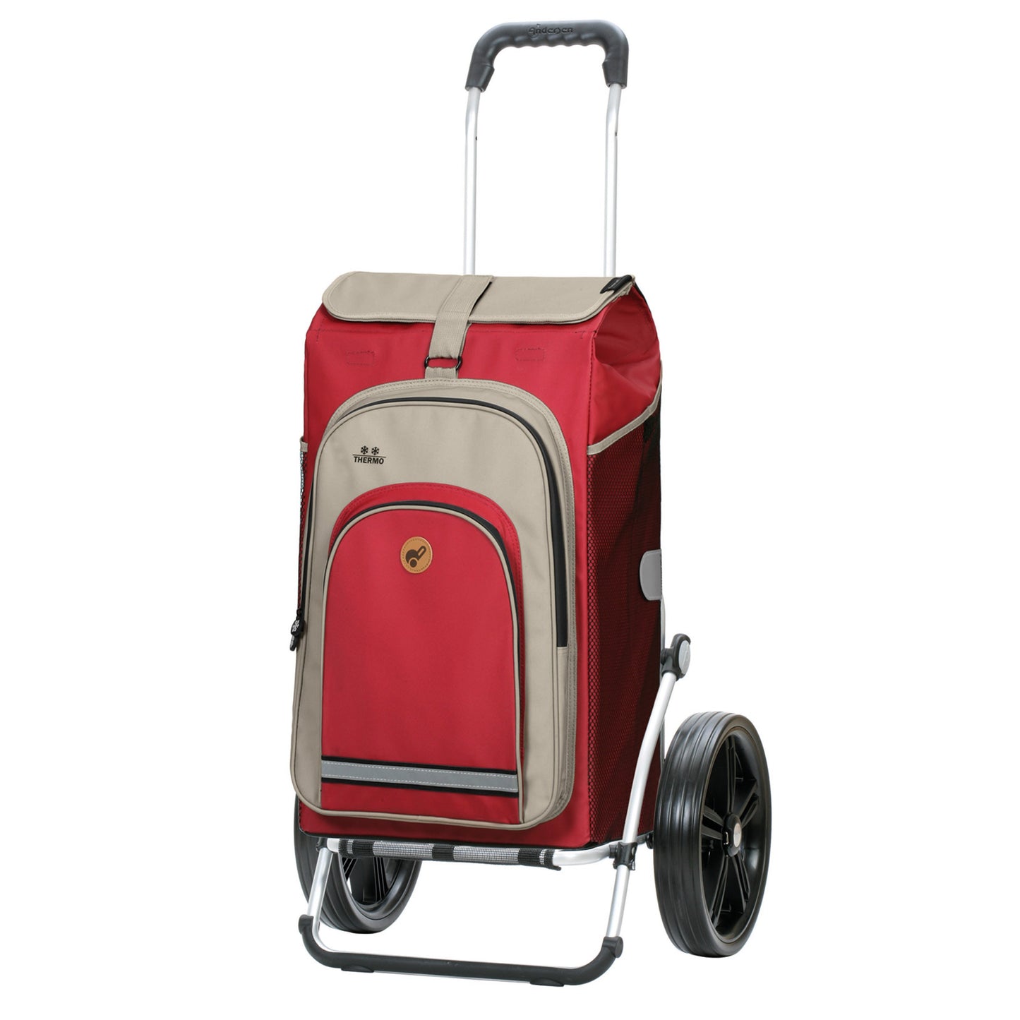 Andersen Shopper Manufaktur-Royal Shopper (Kugellagerrad 29 cm) Hydro 2.1 rot-www.shopping-trolley.ch-bild1