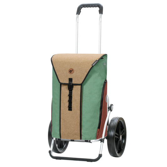 Andersen Shopper Manufaktur-Royal Shopper (Kugellagerrad 29 cm) Oli.P 2.0 beige-www.shopping-trolley.ch-bild1