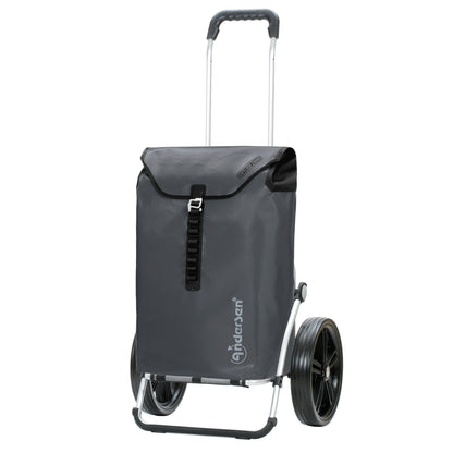 Andersen Shopper Manufaktur-Royal Shopper (Kugellagerrad 29 cm) Ortlieb anthrazit-www.shopping-trolley.ch-bild1