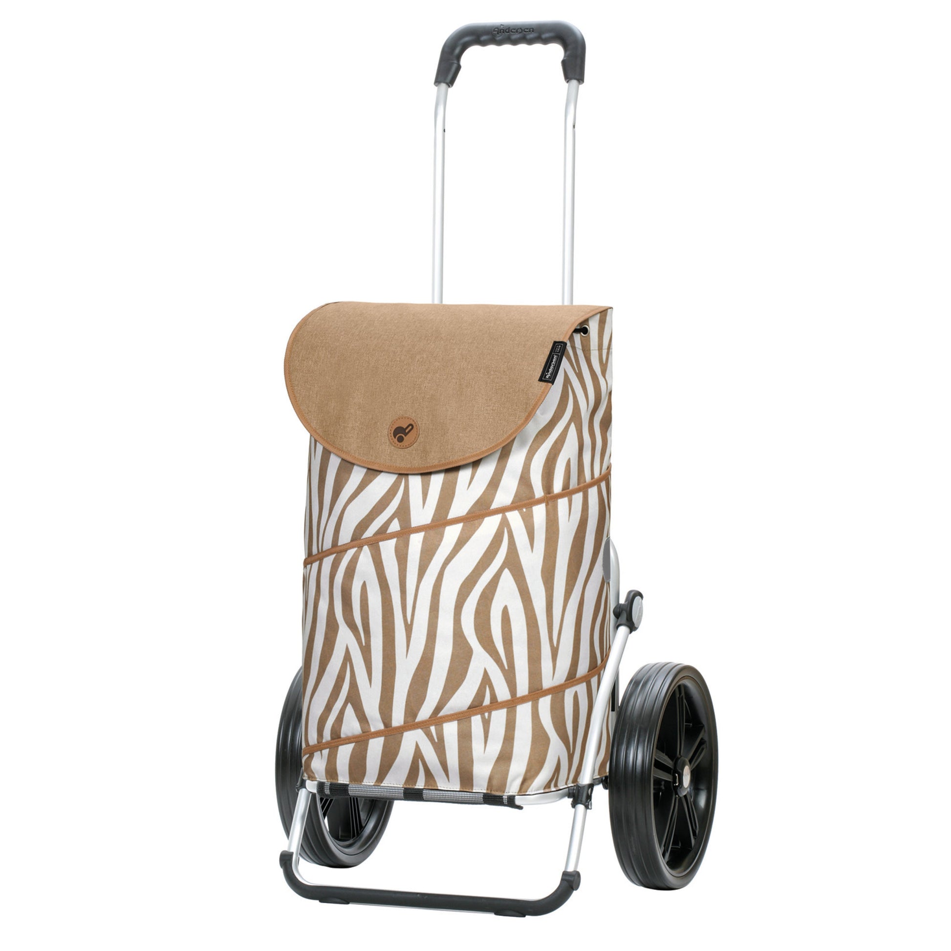 Andersen Shopper Manufaktur-Royal Shopper (Kugellagerrad 29 cm) Tyra zebra-www.shopping-trolley.ch-bild1