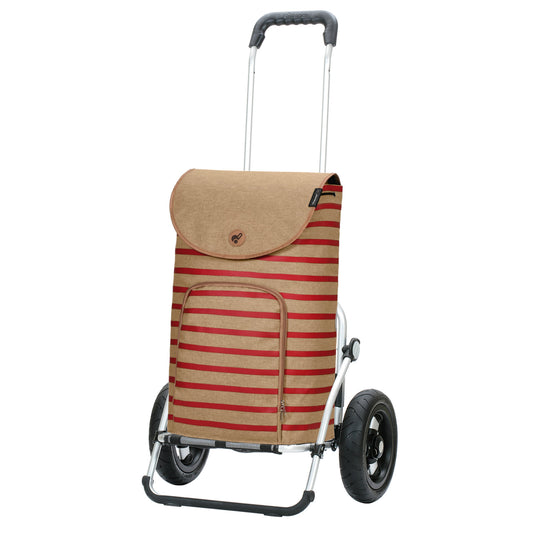 Andersen Shopper Manufaktur-Royal Shopper (Luft-Kugellagerrad 25 cm) Eske rot-www.shopping-trolley.ch-bild1