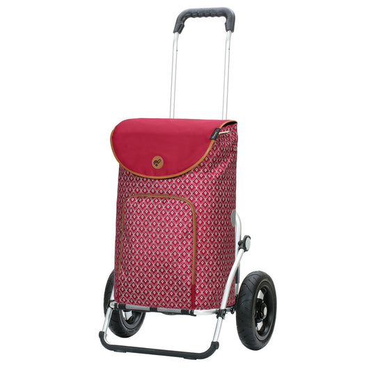 Andersen Shopper Manufaktur-Royal Shopper (Luft-Kugellagerrad 25 cm) Famke rot-www.shopping-trolley.ch-bild1