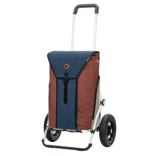 Andersen Shopper Manufaktur-Royal Shopper (Luft-Kugellagerrad 25 cm) Oli.P 2.0 blau-www.shopping-trolley.ch-bild1