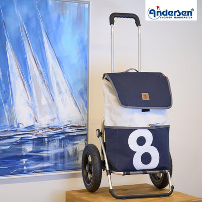 Andersen Shopper Manufaktur-Royal Shopper (Luft-Kugellagerrad 29 cm) 360° Mole 8-www.shopping-trolley.ch-bild6