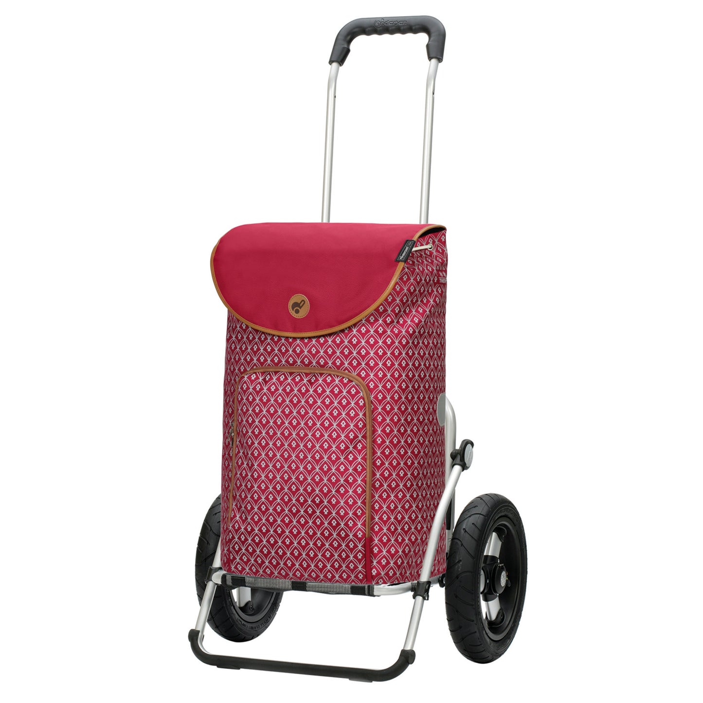 Andersen Shopper Manufaktur-Royal Shopper (Luft-Kugellagerrad 29 cm) Famke rot-www.shopping-trolley.ch-bild1