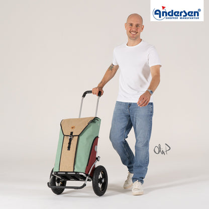 Andersen Shopper Manufaktur-Royal Shopper (Luft-Kugellagerrad 29 cm) Oli.P 2.0 beige-www.shopping-trolley.ch-bild6