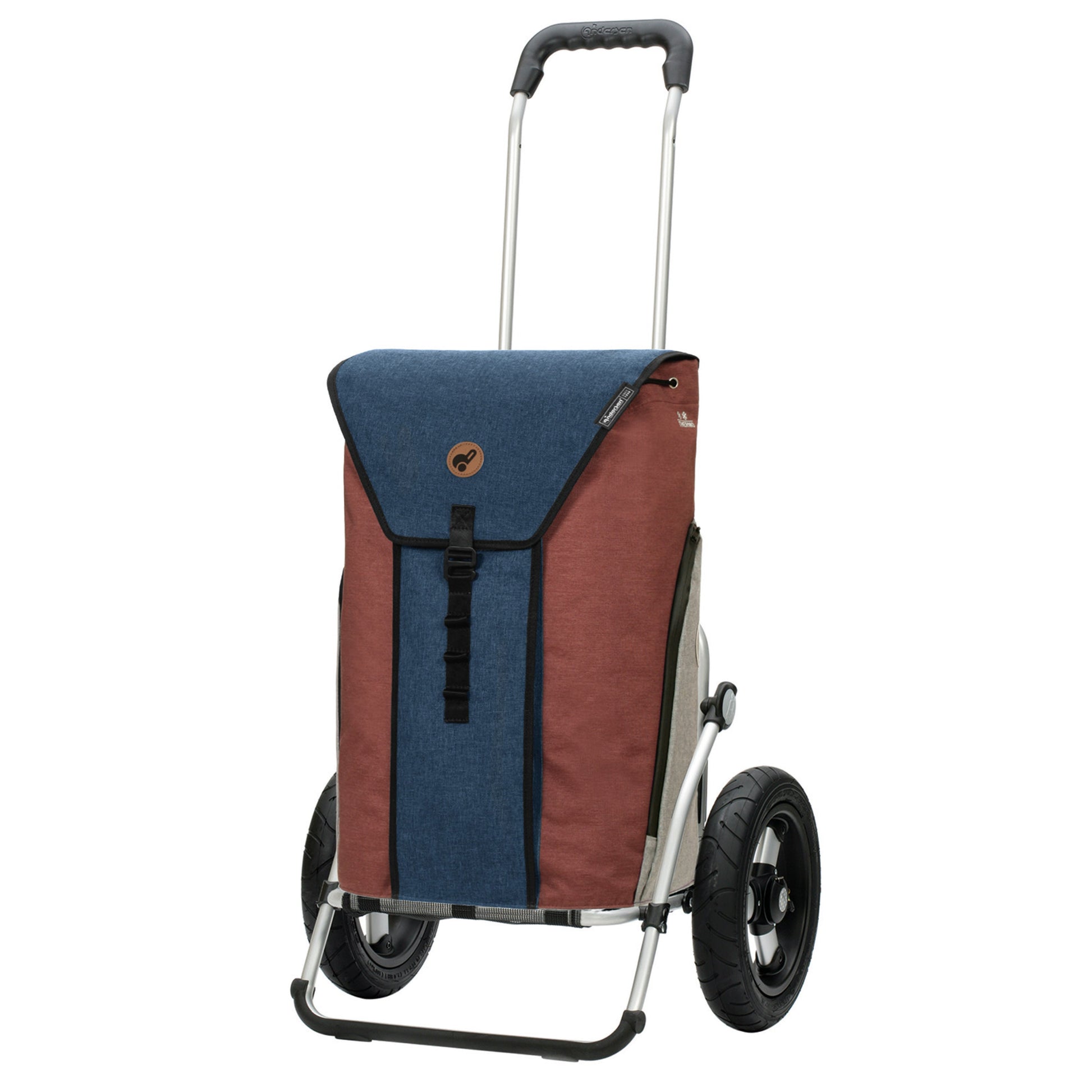 Andersen Shopper Manufaktur-Royal Shopper (Luft-Kugellagerrad 29 cm) Oli.P 2.0 blau-www.shopping-trolley.ch-bild1