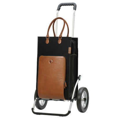 Andersen Shopper Manufaktur-Royal Shopper (Metallspeichenrad 25 cm) Charu braun-www.shopping-trolley.ch-bild1