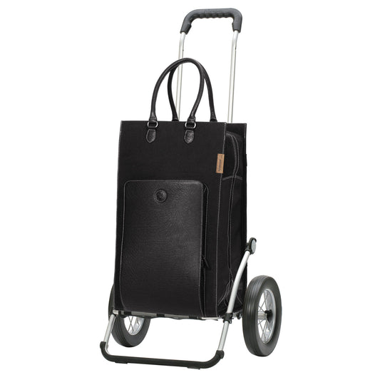 Andersen Shopper Manufaktur-Royal Shopper (Metallspeichenrad 25 cm) Charu schwarz-www.shopping-trolley.ch-bild1