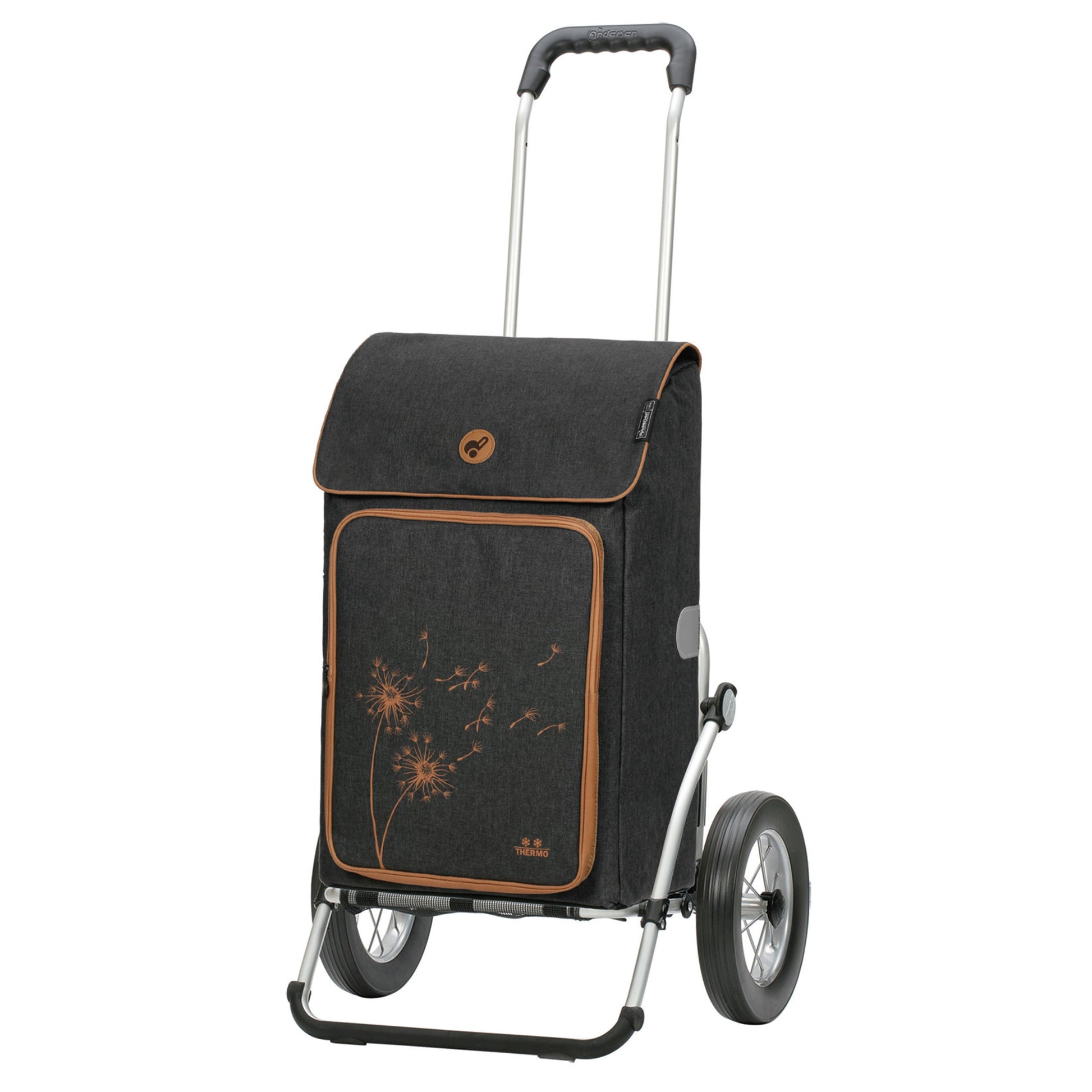 Andersen Shopper Manufaktur-Royal Shopper (Metallspeichenrad 25 cm) Erbo schwarz-www.shopping-trolley.ch-bild1