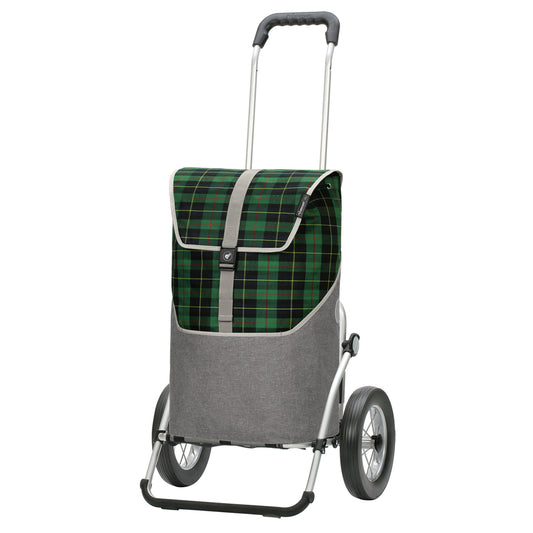 Andersen Shopper Manufaktur-Royal Shopper (Metallspeichenrad 25 cm) Gese grün-www.shopping-trolley.ch-bild1