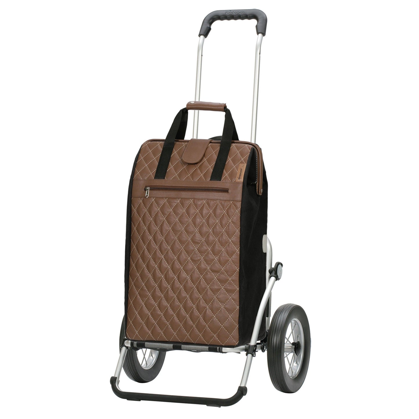 Andersen Shopper Manufaktur-Royal Shopper (Metallspeichenrad 25 cm) Inra braun-www.shopping-trolley.ch-bild1