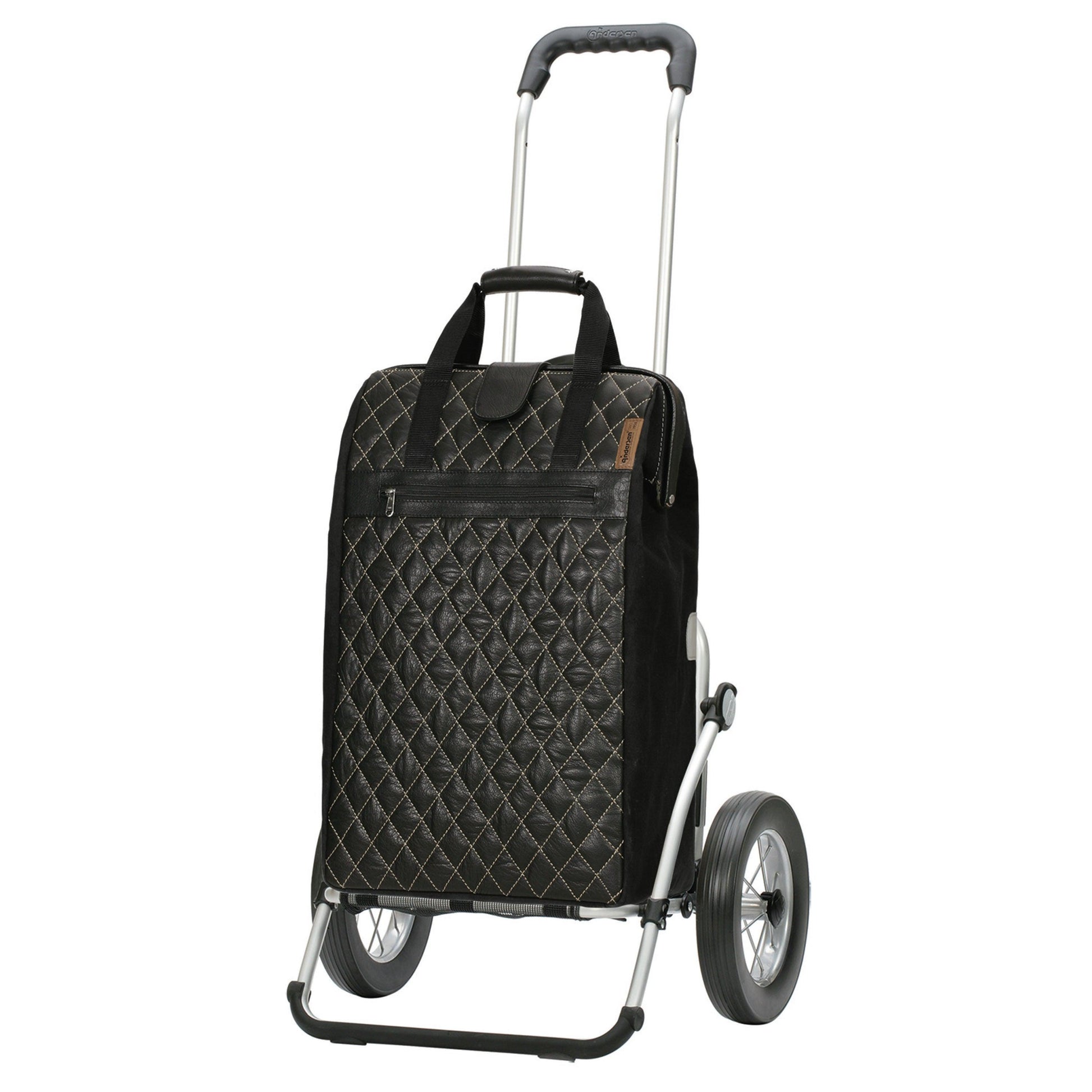 Andersen Shopper Manufaktur-Royal Shopper (Metallspeichenrad 25 cm) Inra schwarz-www.shopping-trolley.ch-bild1