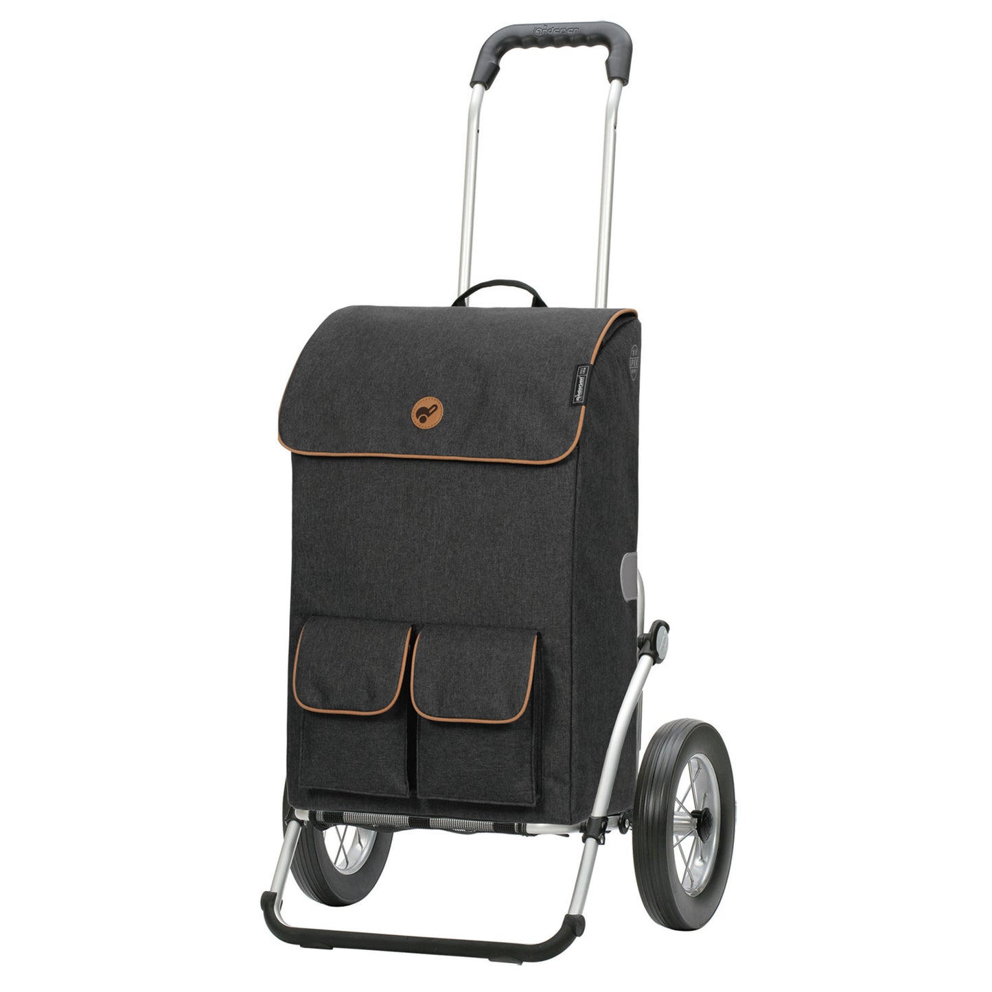 Andersen Shopper Manufaktur-Royal Shopper (Metallspeichenrad 25 cm) Ipek Mo schwarz-www.shopping-trolley.ch-bild1