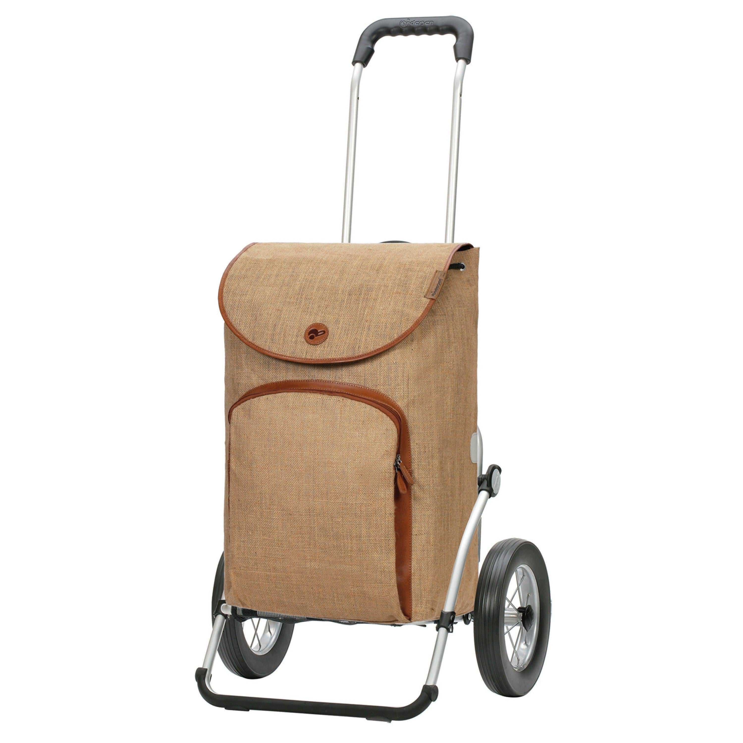 Andersen Shopper Manufaktur-Royal Shopper (Metallspeichenrad 25 cm) Reik beige-www.shopping-trolley.ch-bild1