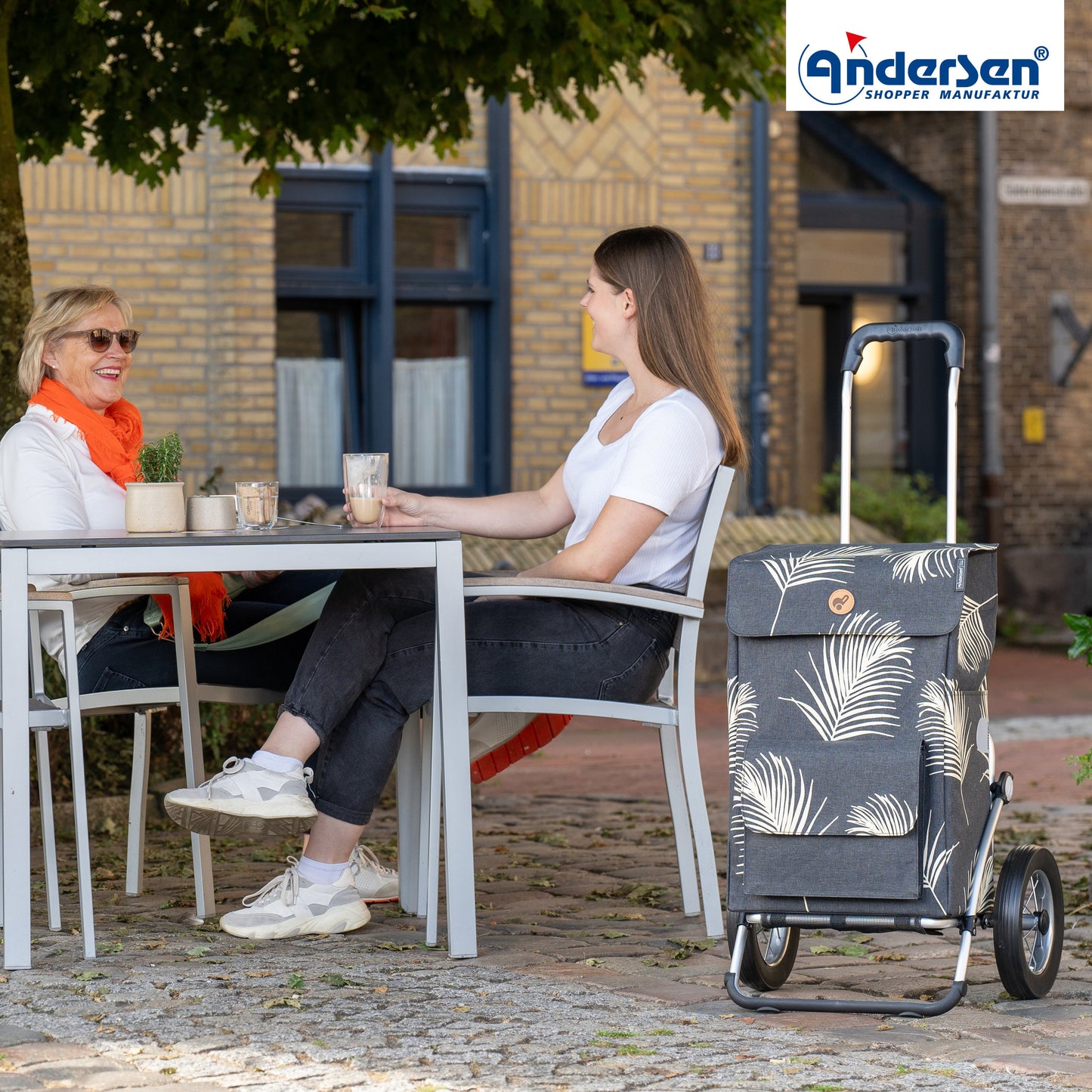 Andersen Shopper Manufaktur-Royal Shopper (Metallspeichenrad 25 cm) Signe schwarz-www.shopping-trolley.ch-bild6