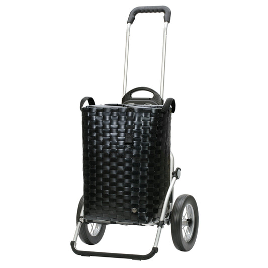 Andersen Shopper Manufaktur-Royal Shopper (Metallspeichenrad 25 cm) Silja black-www.shopping-trolley.ch-bild1