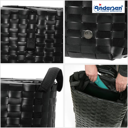 Andersen Shopper Manufaktur-Royal Shopper (Metallspeichenrad 25 cm) Silja black-www.shopping-trolley.ch-bild5