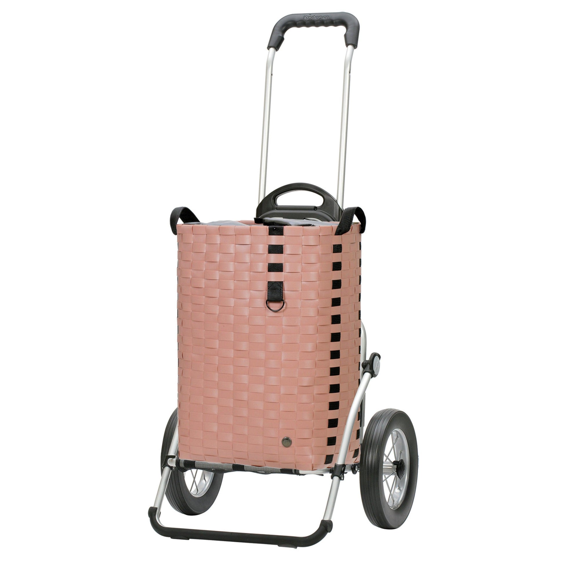 Andersen Shopper Manufaktur-Royal Shopper (Metallspeichenrad 25 cm) Silja terra pink-www.shopping-trolley.ch-bild1