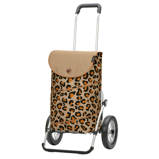 Andersen Shopper Manufaktur-Royal Shopper (Metallspeichenrad 25 cm) Tyra leo-www.shopping-trolley.ch-bild1