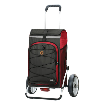 Andersen Shopper Manufaktur-Royal Shopper Plus (Kugellagerrad 25 cm) Fado 2.1 rot-www.shopping-trolley.ch-bild1