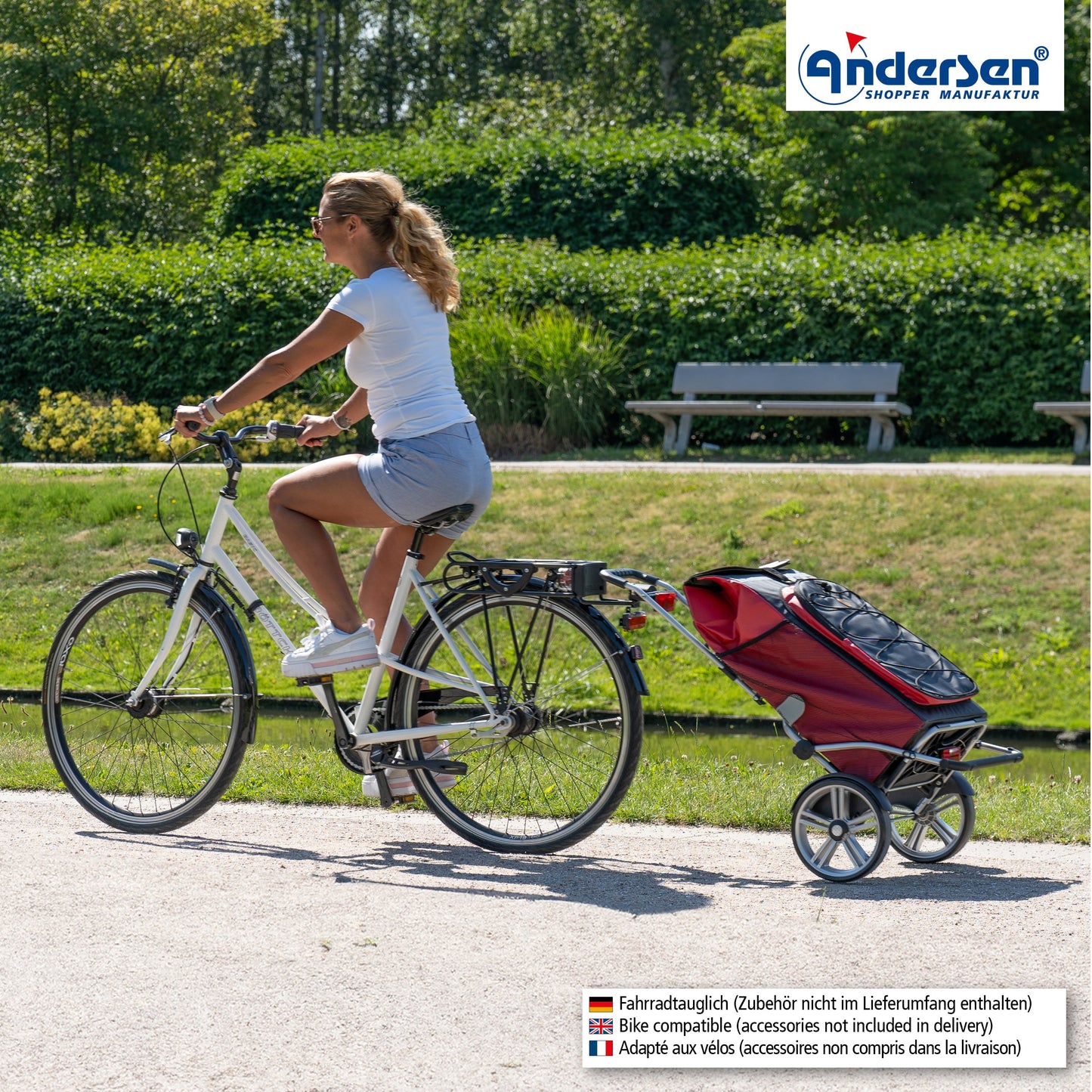 Andersen Shopper Manufaktur-Royal Shopper Plus (Kugellagerrad 25 cm) Fado 2.1 rot-www.shopping-trolley.ch-bild6