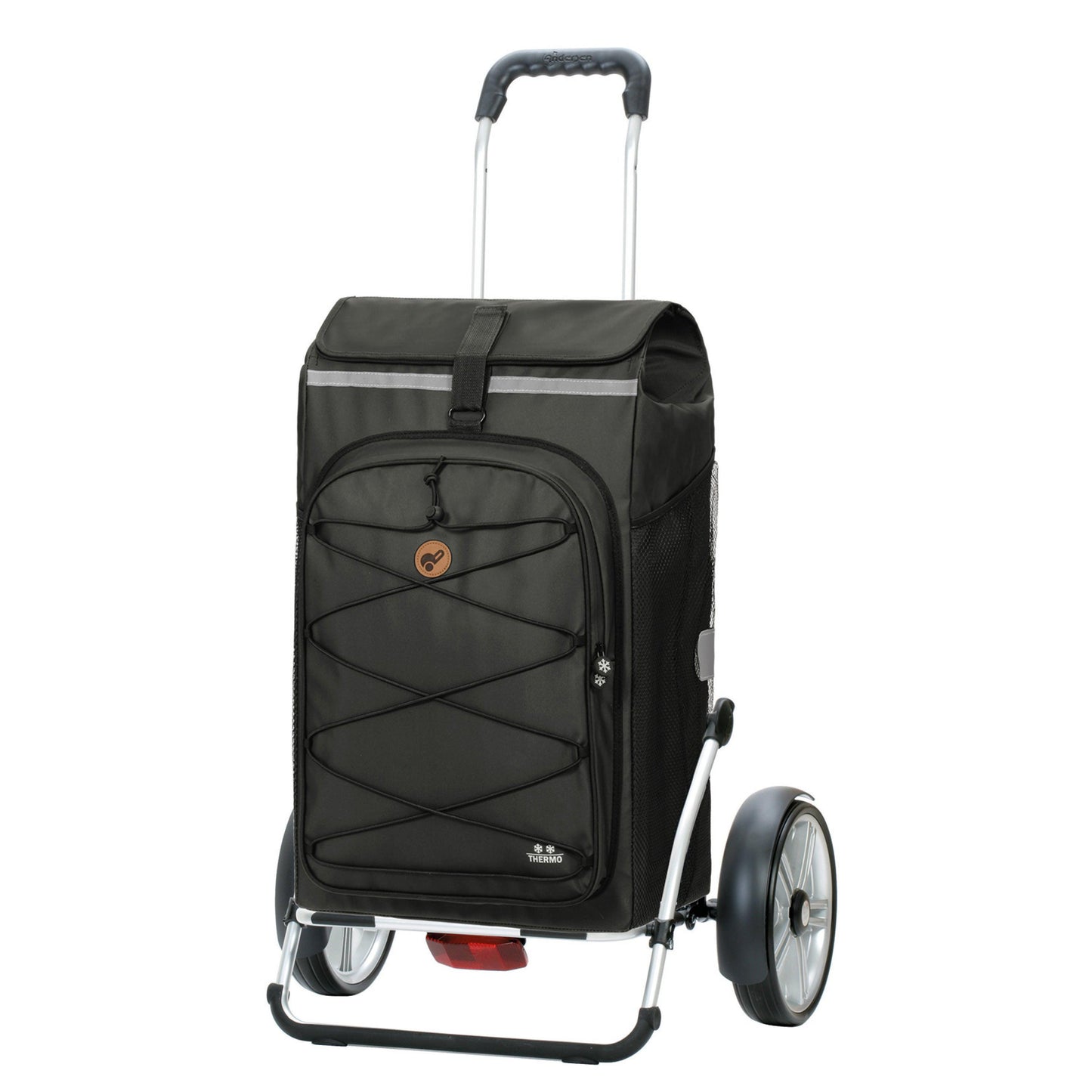 Andersen Shopper Manufaktur-Royal Shopper Plus (Kugellagerrad 25 cm) Fado 2.1 schwarz-www.shopping-trolley.ch-bild1