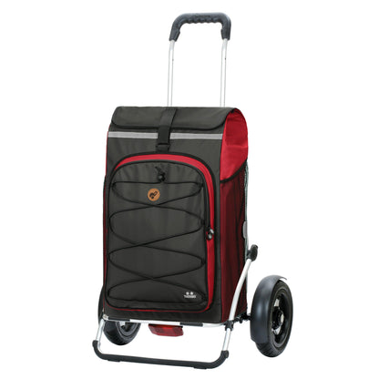 Andersen Shopper Manufaktur-Royal Shopper Plus (Luft-Kugellagerrad 25 cm) Fado 2.1 rot-www.shopping-trolley.ch-bild1