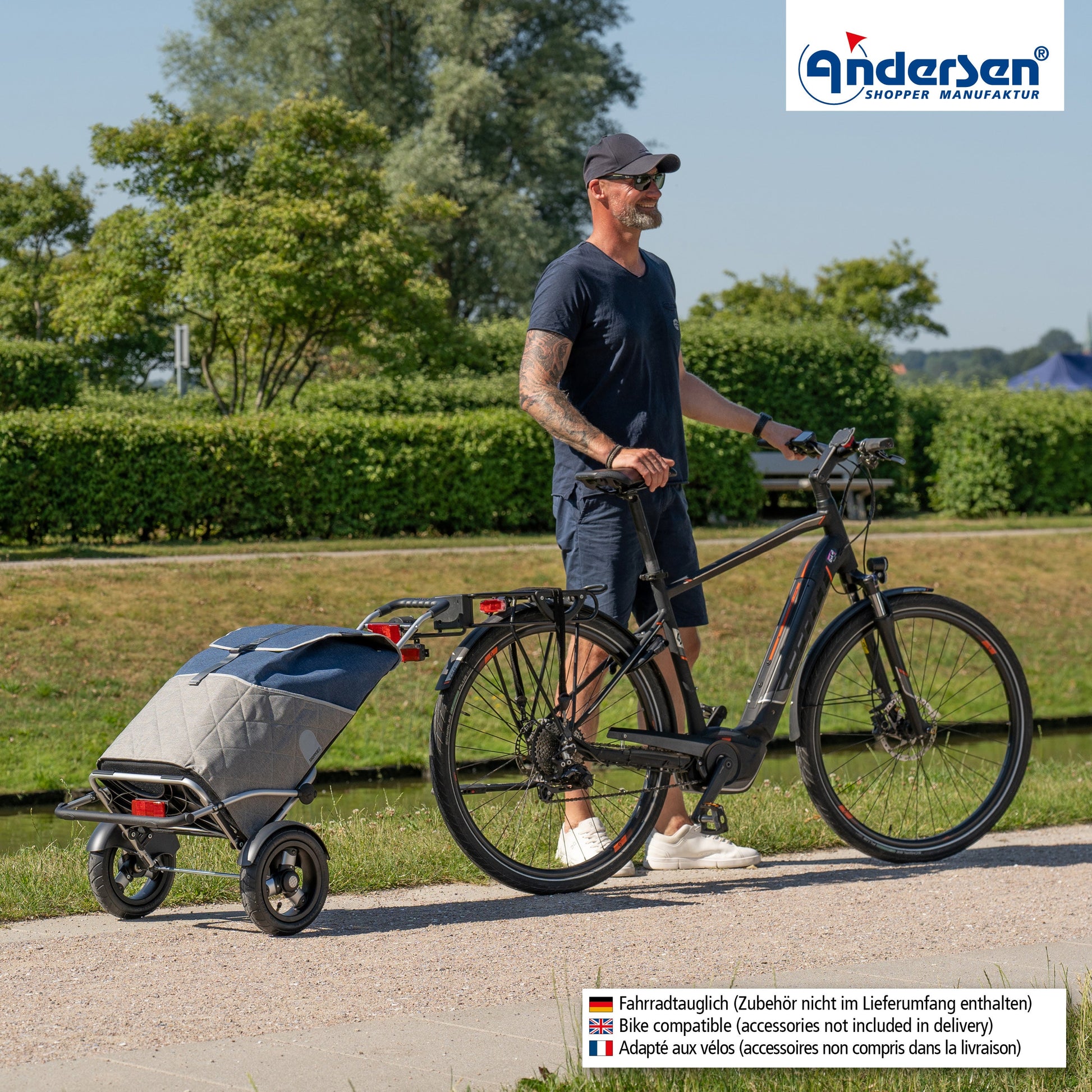 Andersen Shopper Manufaktur-Royal Shopper Plus (Luft-Kugellagerrad 25 cm) Lasse blau-www.shopping-trolley.ch-bild6