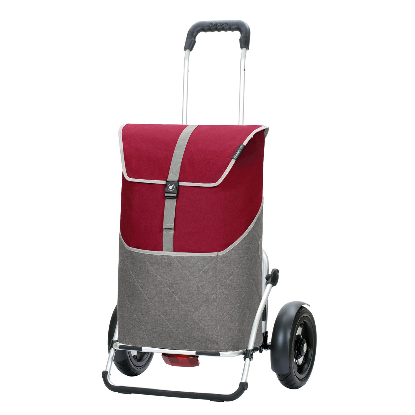 Andersen Shopper Manufaktur-Royal Shopper Plus (Luft-Kugellagerrad 25 cm) Lasse rot-www.shopping-trolley.ch-bild1