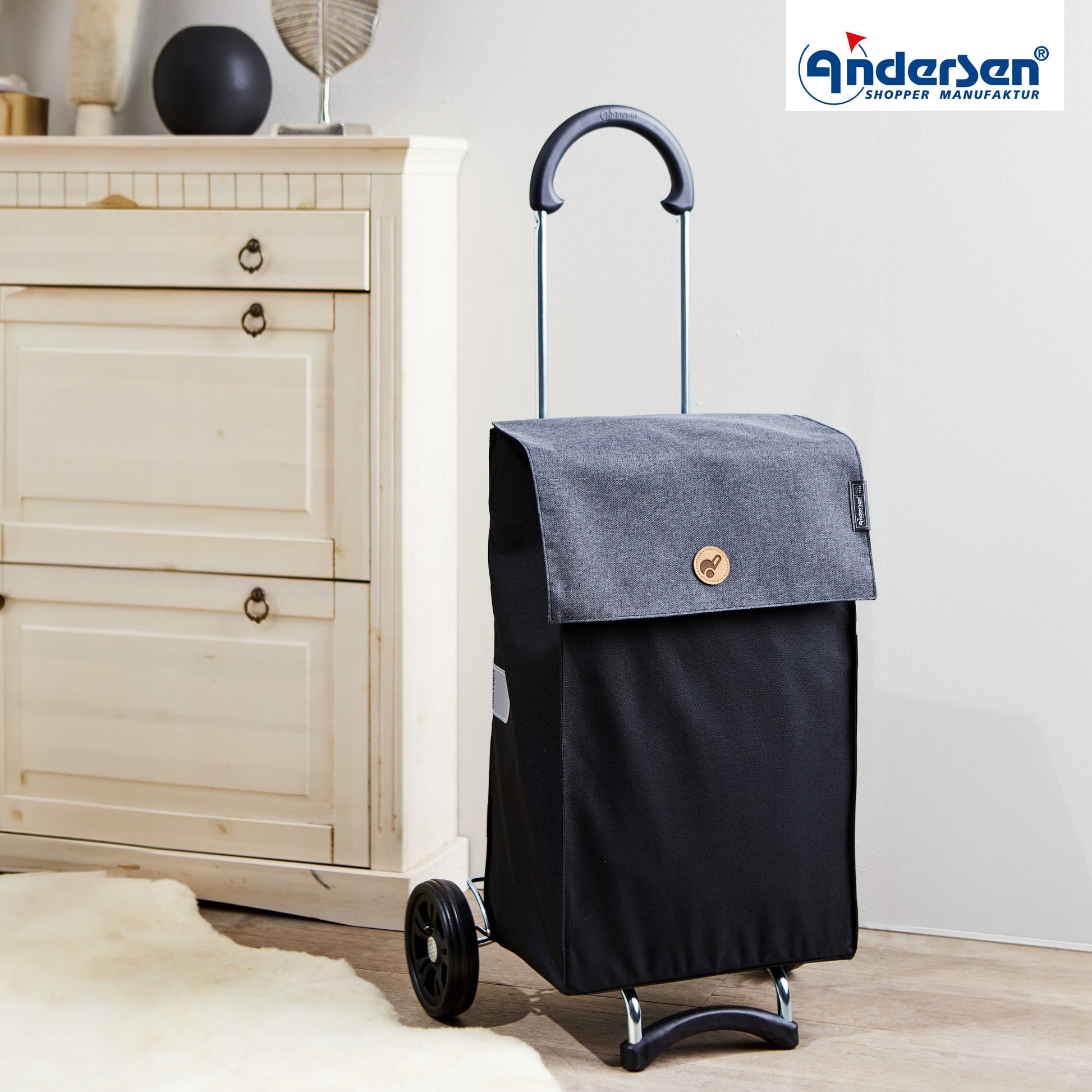 Andersen Shopper Manufaktur-Scala Shopper Hera schwarz-www.shopping-trolley.ch-bild6