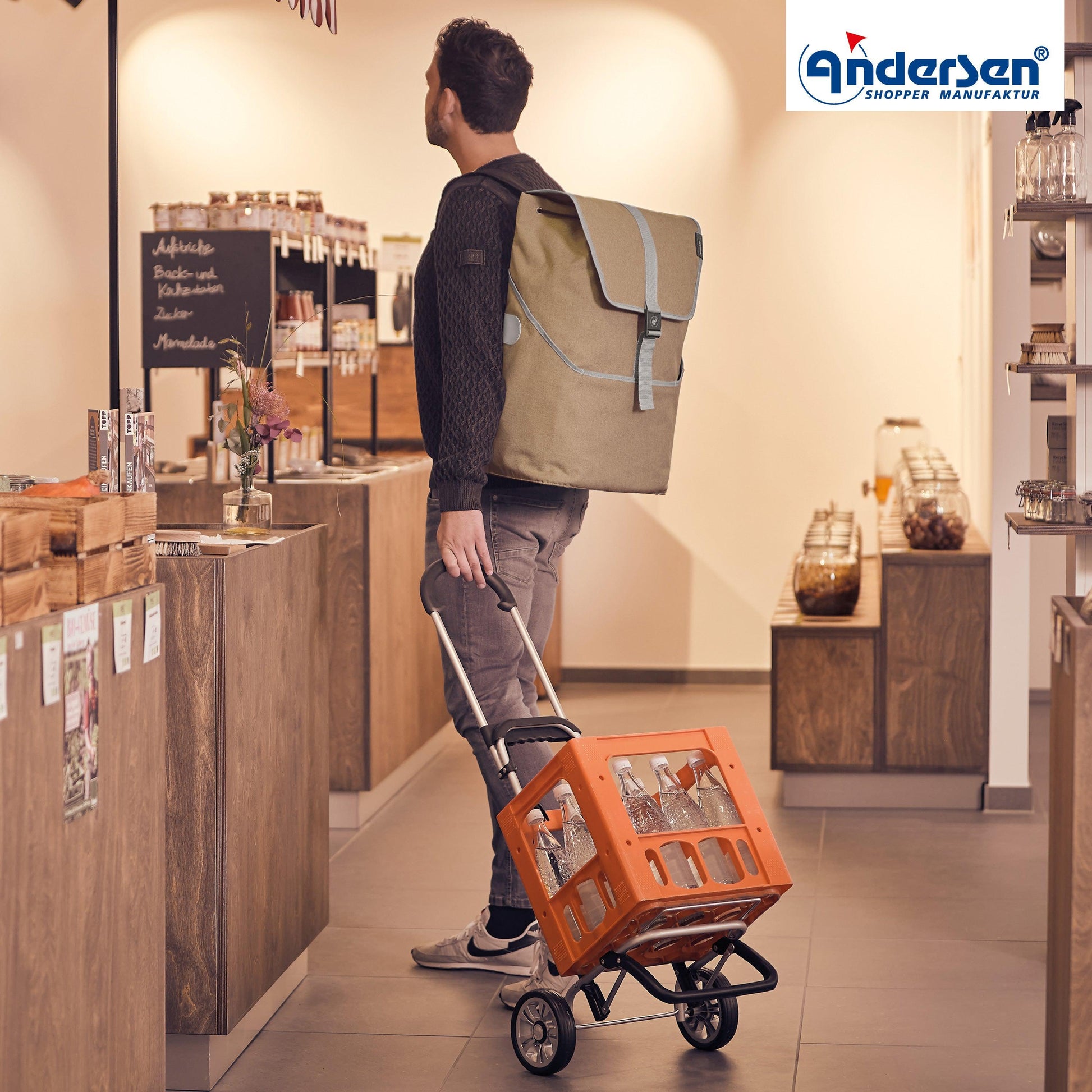 Andersen Shopper Manufaktur-Scala Shopper Plus Mikkel beige-www.shopping-trolley.ch-bild6
