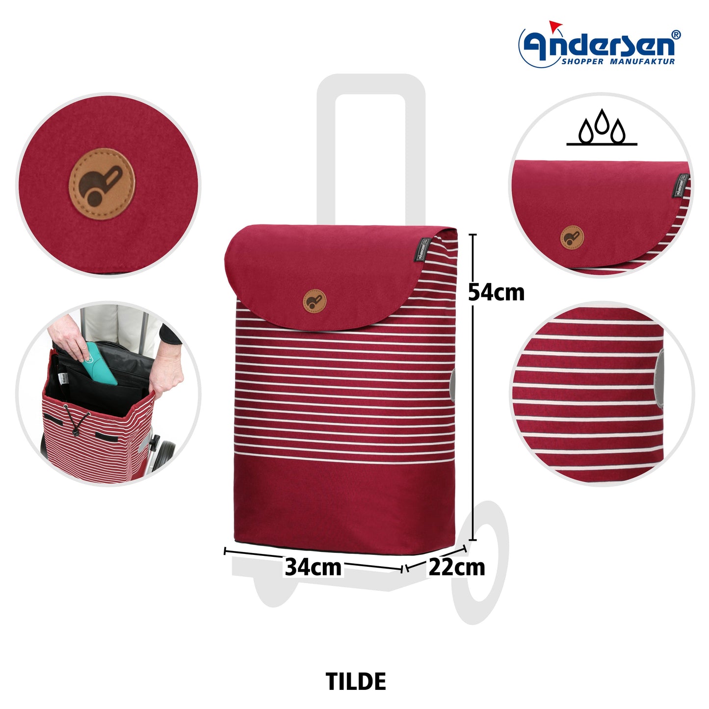 Andersen Shopper Manufaktur-Scala Shopper Tilde rot-www.shopping-trolley.ch-bild3