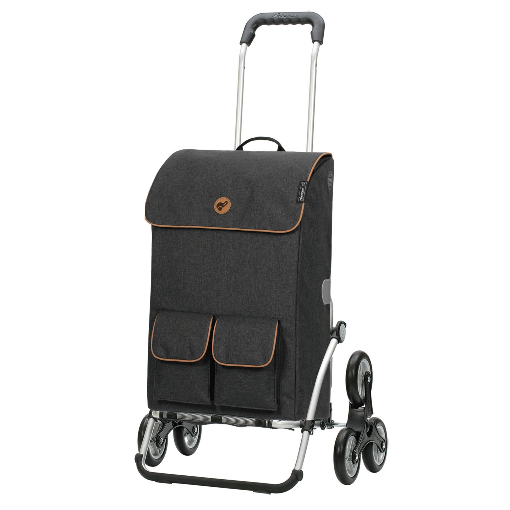 Andersen Shopper Manufaktur-Treppensteiger Royal Shopper Ipek Mo schwarz-www.shopping-trolley.ch-bild1