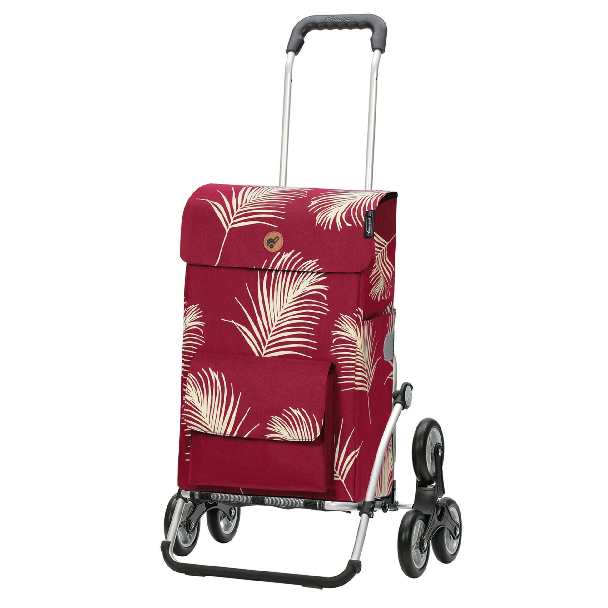 Andersen Shopper Manufaktur-Treppensteiger Royal Shopper Signe rot-www.shopping-trolley.ch-bild1