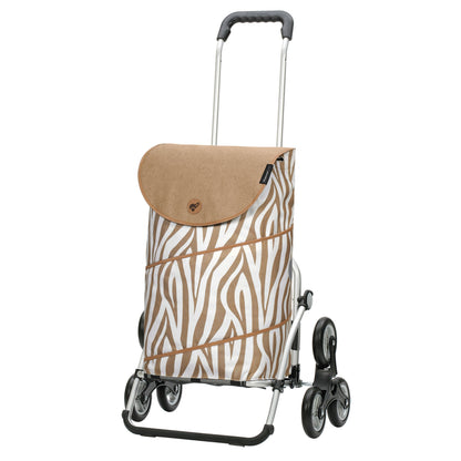 Andersen Shopper Manufaktur-Treppensteiger Royal Shopper Tyra zebra-www.shopping-trolley.ch-bild1